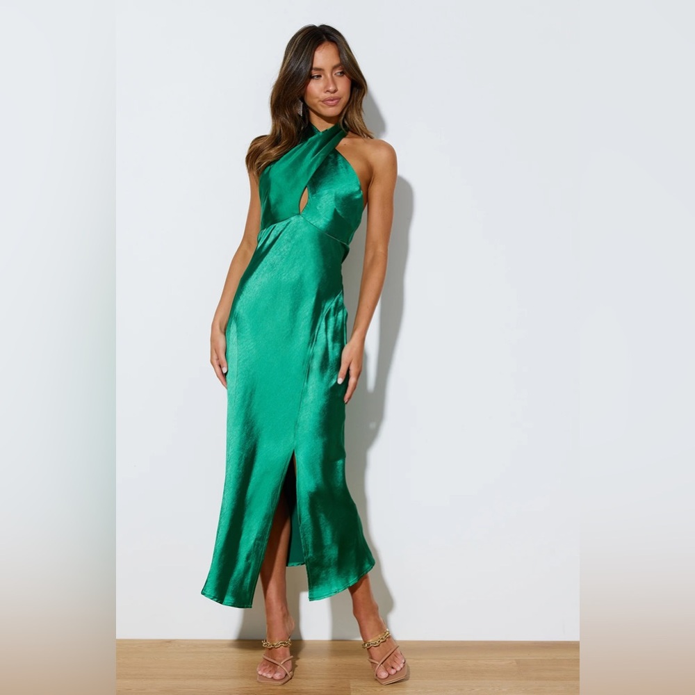 Hello Molly Halter Midi Dress